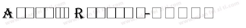 Algeria Regular字体转换